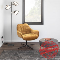 Lumisource L-ECLIPSEFL BK Eclipse Contemporary Floor Lamp in Black Metal